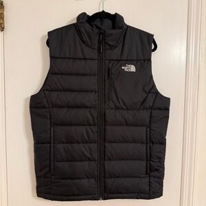 Men’s The North Face Black Waterfowl Down Puffer Vest size Medium